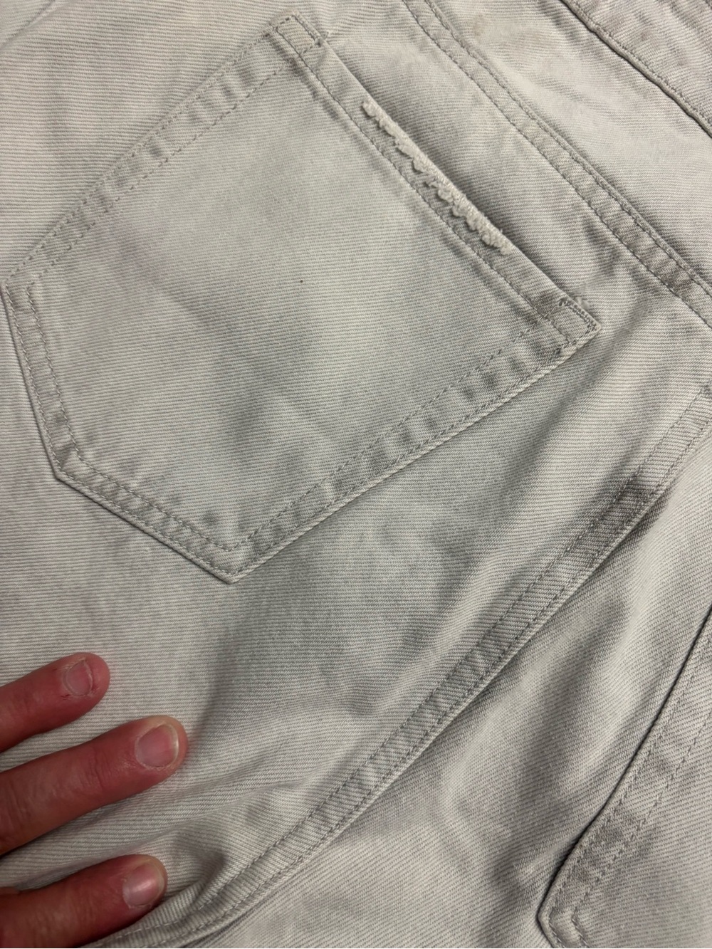 Vervet 29 vintage Leslie flare gray 34” inseam tall girl BNWT Beachy western - Picture 10 of 11